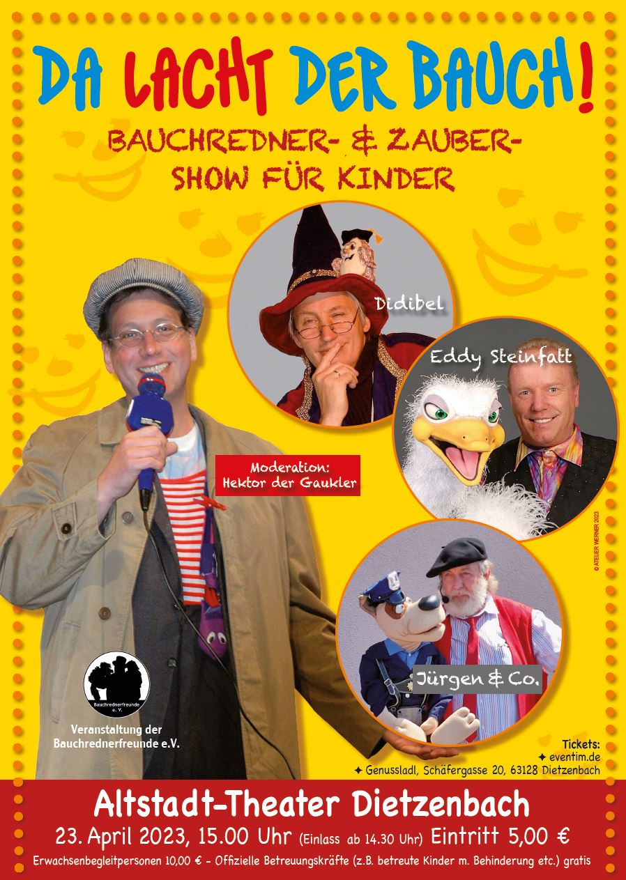 Plakat Kindershow 2023